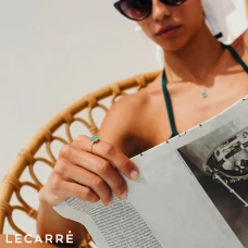 Colar LECARRÉ Quartzo e Topázio Ouro 18k GA100OA.00