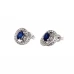 Brincos OURO Safira e Diamantes 115311
