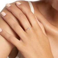 Anel LECARRÉ Diamantes Ouro 18k GA056OA