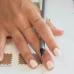 Anel LECARRÉ Diamantes Ouro 18k GA056OA