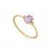 Anel LECARRÉ Ametista e Diamantes Ouro 18k GA094AM