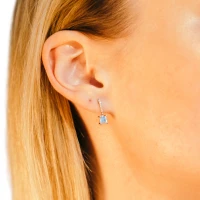 Brincos LECARRÉ Topázio e Diamantes Ouro 18k GB147OB