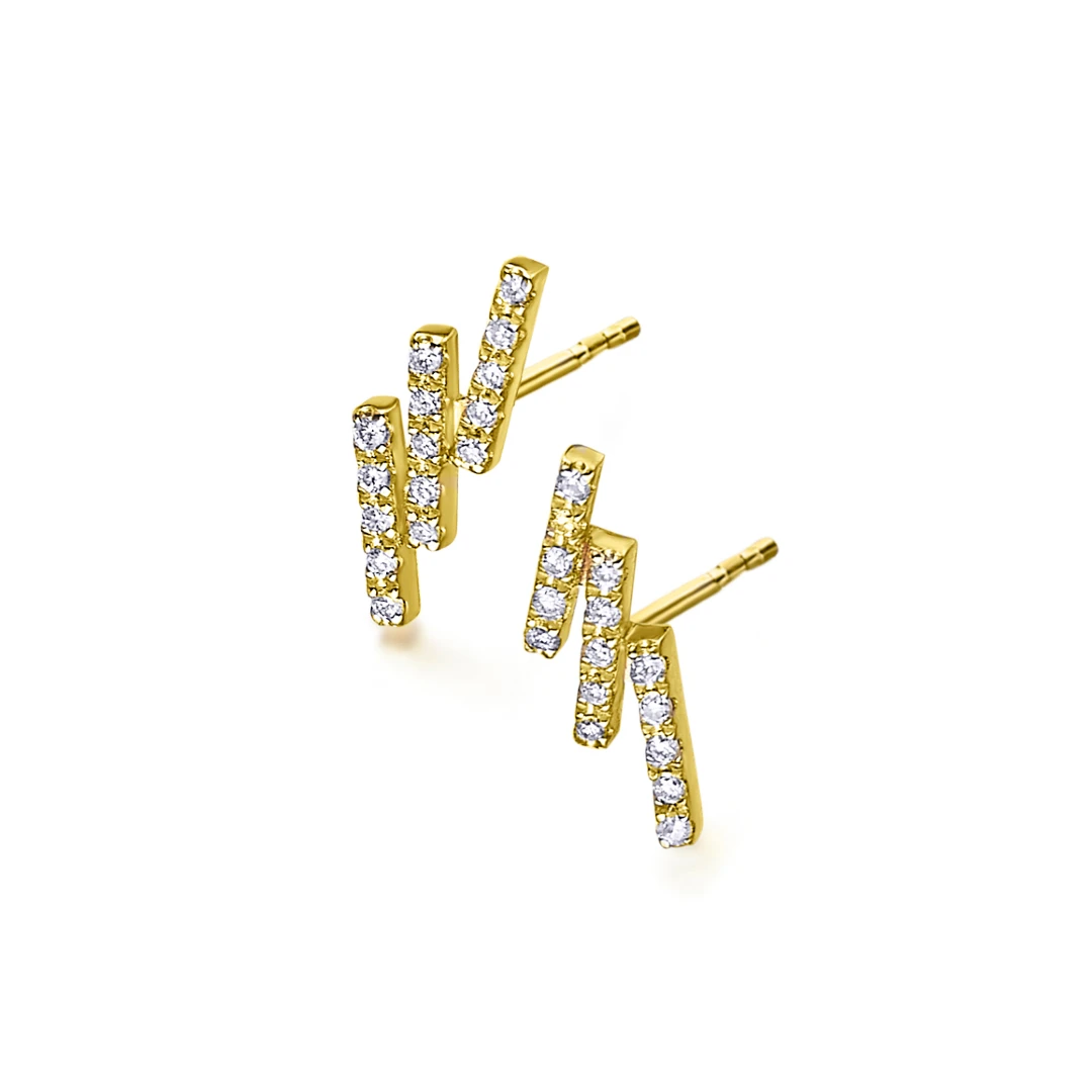 Brincos LECARRÉ Diamantes Ouro 18k GB153OA