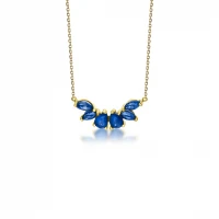 Colar LECARRÉ Safiras Ouro 18k GD107ZA