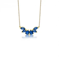 Colar LECARRÉ Safiras Ouro 18k GD107ZA