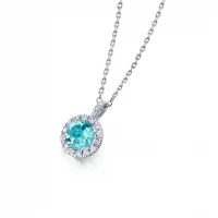 Colar LECARRÉ Topázio e Diamantes Ouro 18k GD114OB