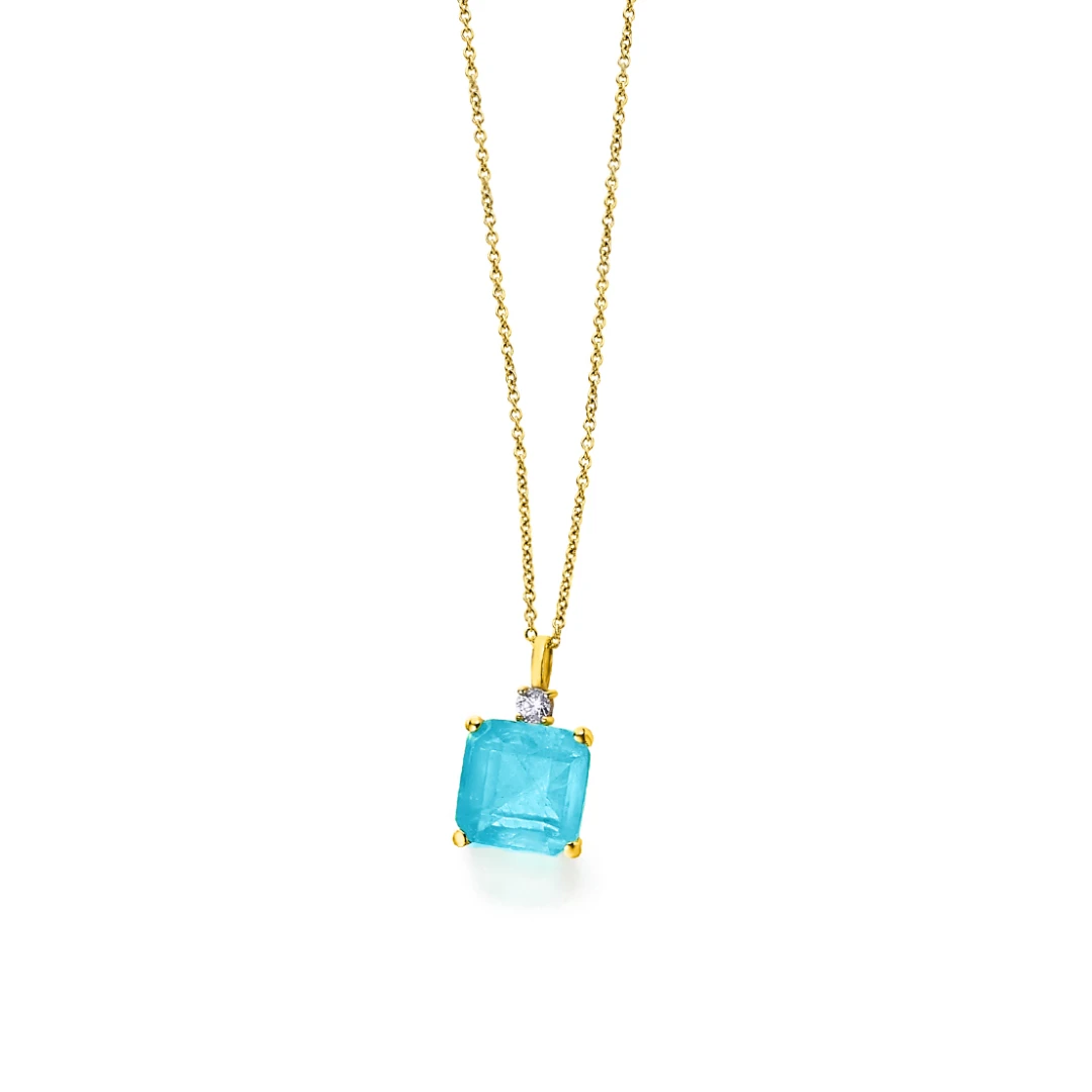 Colar LECARRÉ Topázio Ouro 18k GD138OA