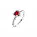 Anel PANDORA Red Elevateed Heart 198421C02-50