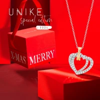 Colar UNIKE Special Edition Double Heart UK.CL.1204.0320