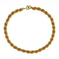 Pulseira OURO Malha Corda 12305