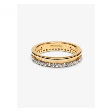 Anel PANDORA Double Band 163799C01-56