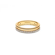 Anel PANDORA Double Band 163799C01-52