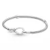 Pulseira PANDORA Moments Infinity Knots 590792C00-18