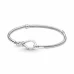 Pulseira PANDORA Moments Infinity Knots 590792C00-17