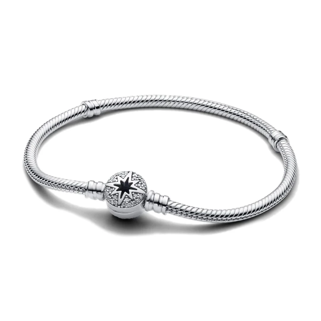 Pulseira PANDORA Snake Estrela do Norte 593584C01-18