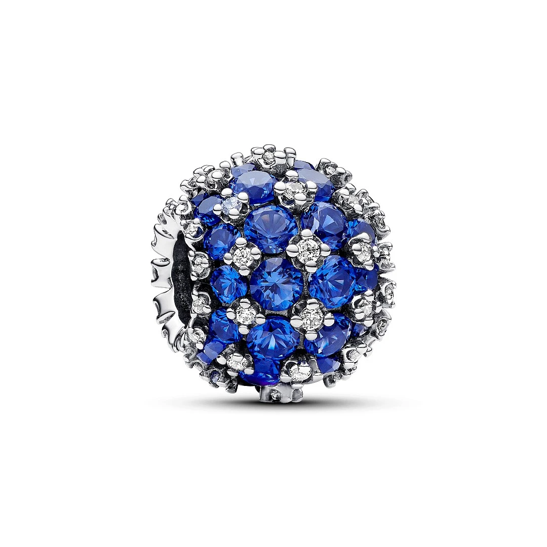 Conta PANDORA Redonda Azul Pavé 792630C02