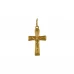 Cruz OURO com Cristo 01644