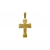 Cruz OURO com Cristo 01853