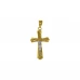 Cruz OURO com Cristo 01913