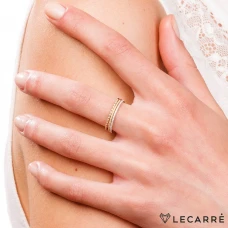 Anel LECARRÉ Diamantes Ouro 18k GA003OB.13