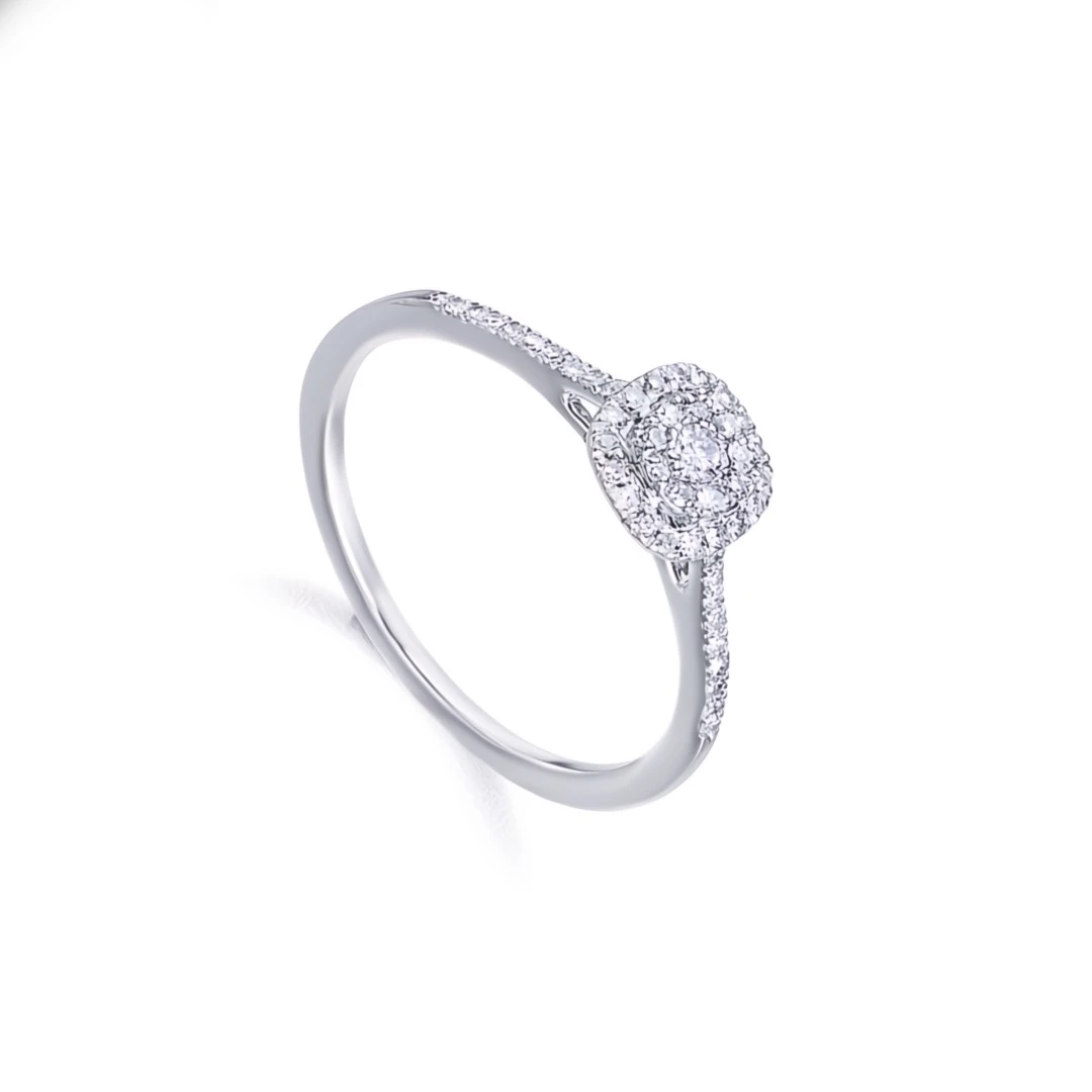Anel LECARRÉ Diamantes Ouro 18k GA046OB.13