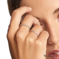 Anel LECARRÉ Diamantes Ouro 18k GA076OB.13