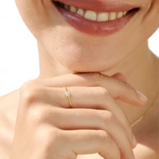Anel LECARRÉ Diamantes Ouro 18k GA102OA.13