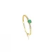 Anel LECARRÉ Esmeralda e Diamantes Ouro 18k GA138ES.13