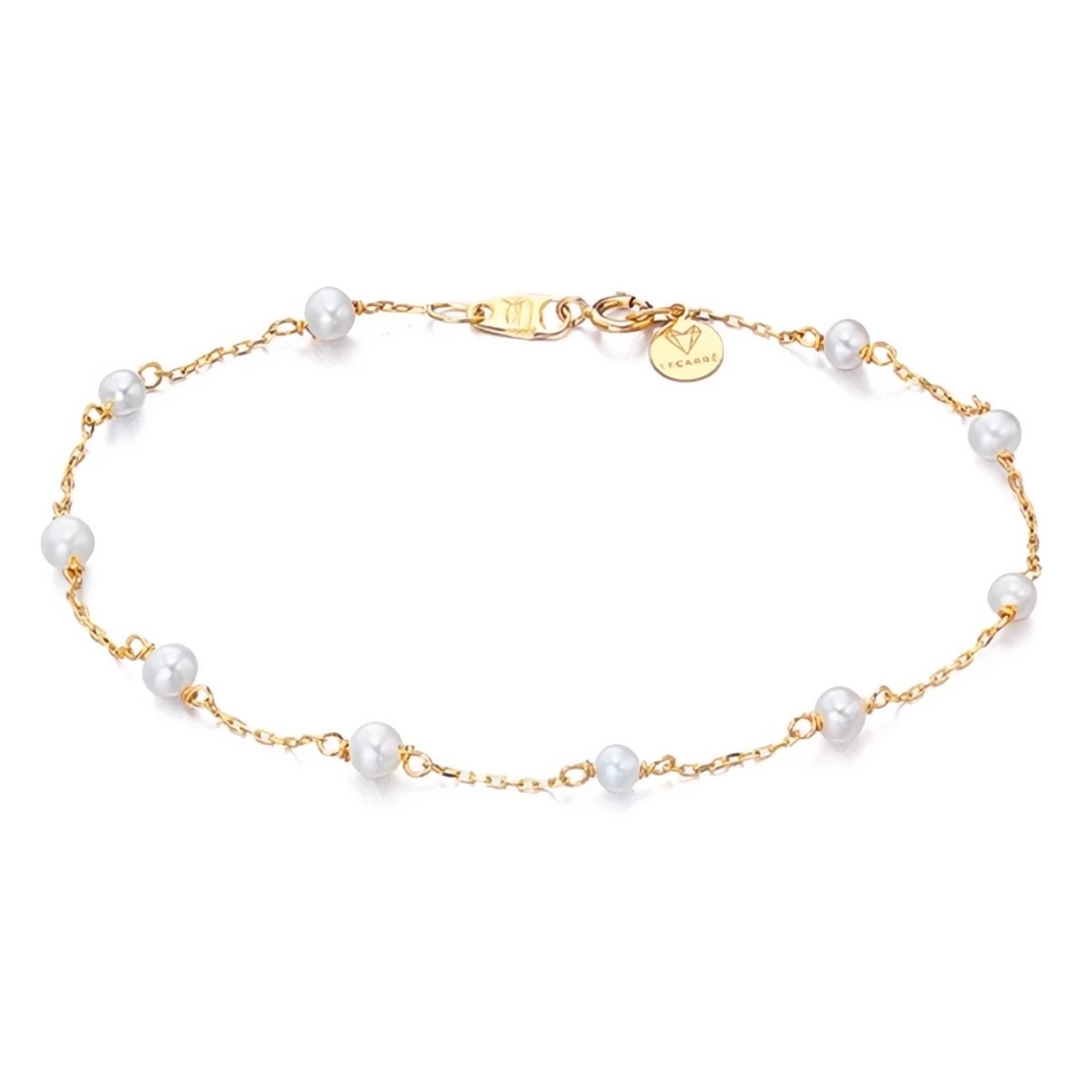 Pulseira LECARRÉ Pérolas Ouro 18k GC018OA.00