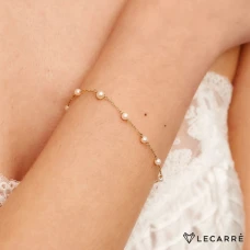 Pulseira LECARRÉ Pérolas Ouro 18k GC018OA.00