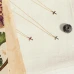 Colar LECARRÉ Cruz Safiras Ouro 18k GD101OA.ZA