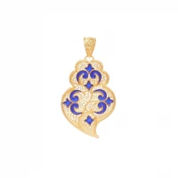 Colar PORTUGAL JEWELS Coração de Viana Azulejo GNAZ00205B