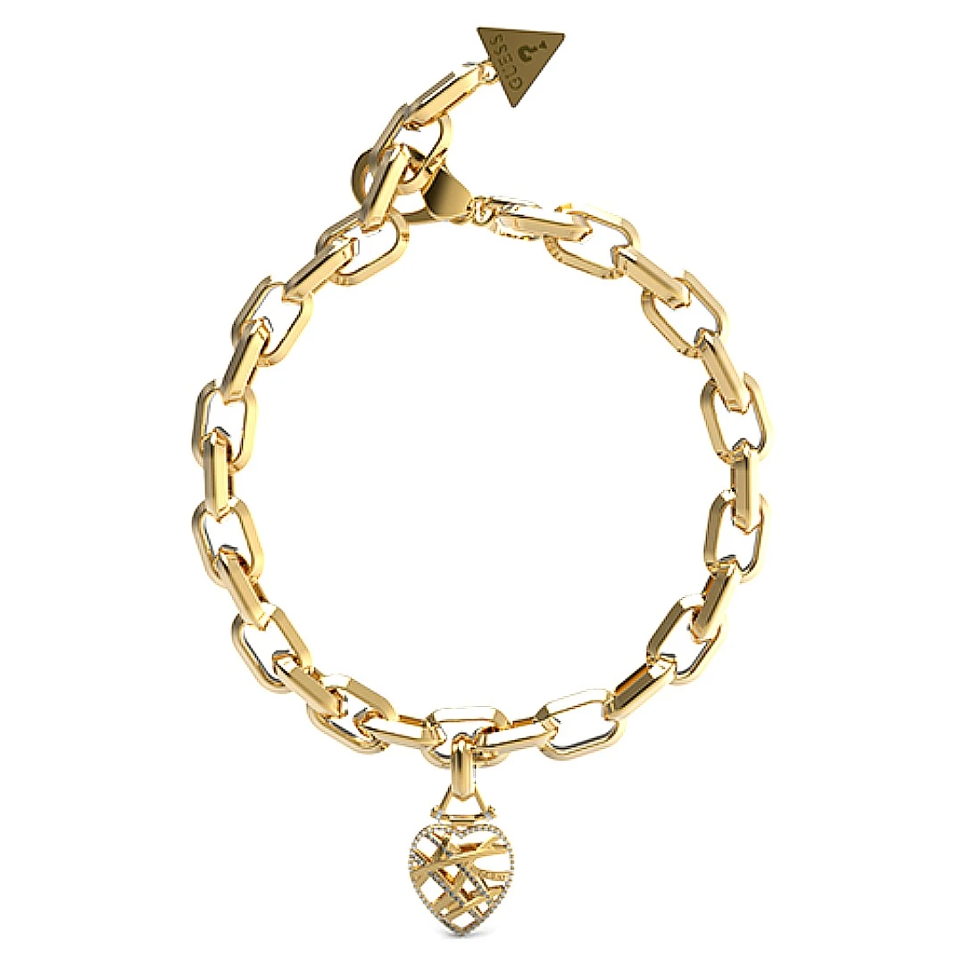 Pulseira GUESS Heart Cage JUBB03094JWYGS