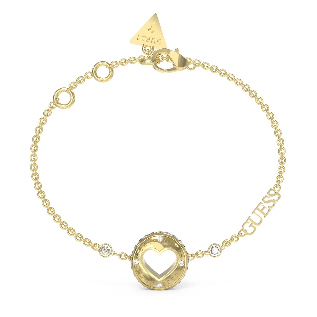 Pulseira GUESS Rolling Hearts JUBB03344JWYGS