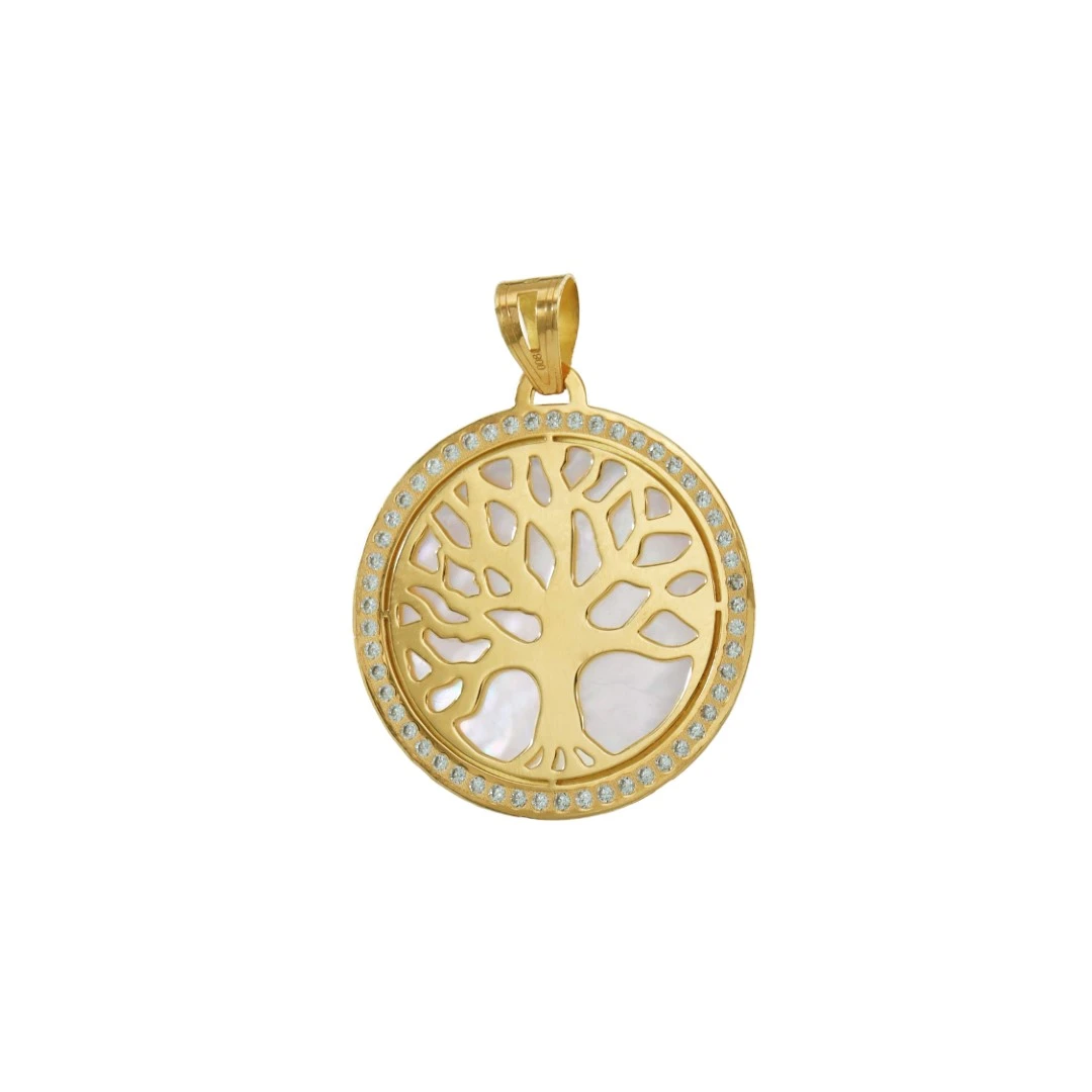 Medalha OURO Árvore da Vida 05866