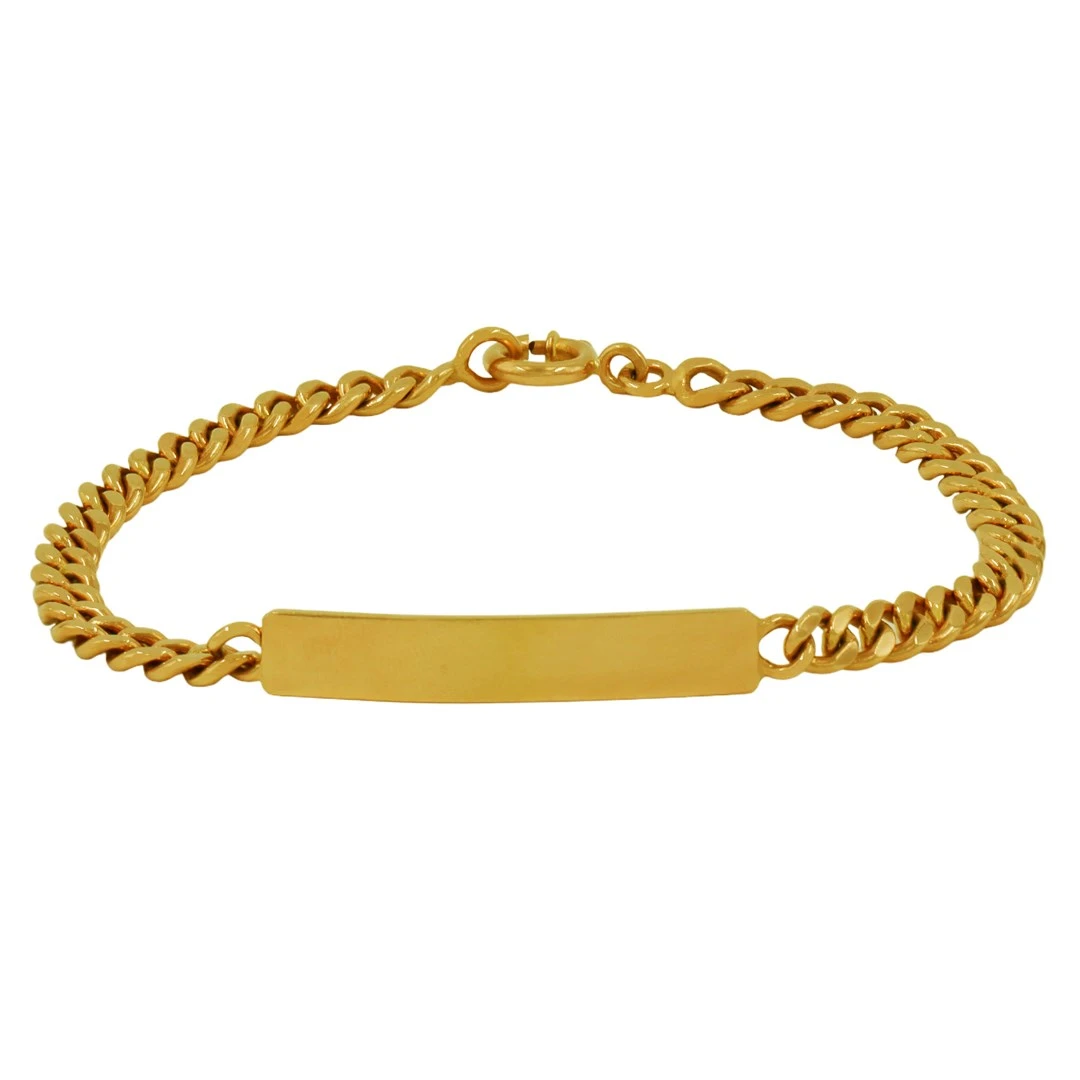 Pulseira OURO Chapa 04992