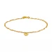 Pulseira OURO Criança Coração 11403