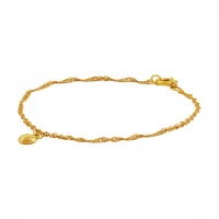 Pulseira OURO Criança Coração 11403