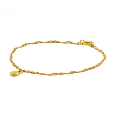 Pulseira OURO Criança Coração 11403