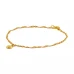 Pulseira OURO Criança Coração 11403