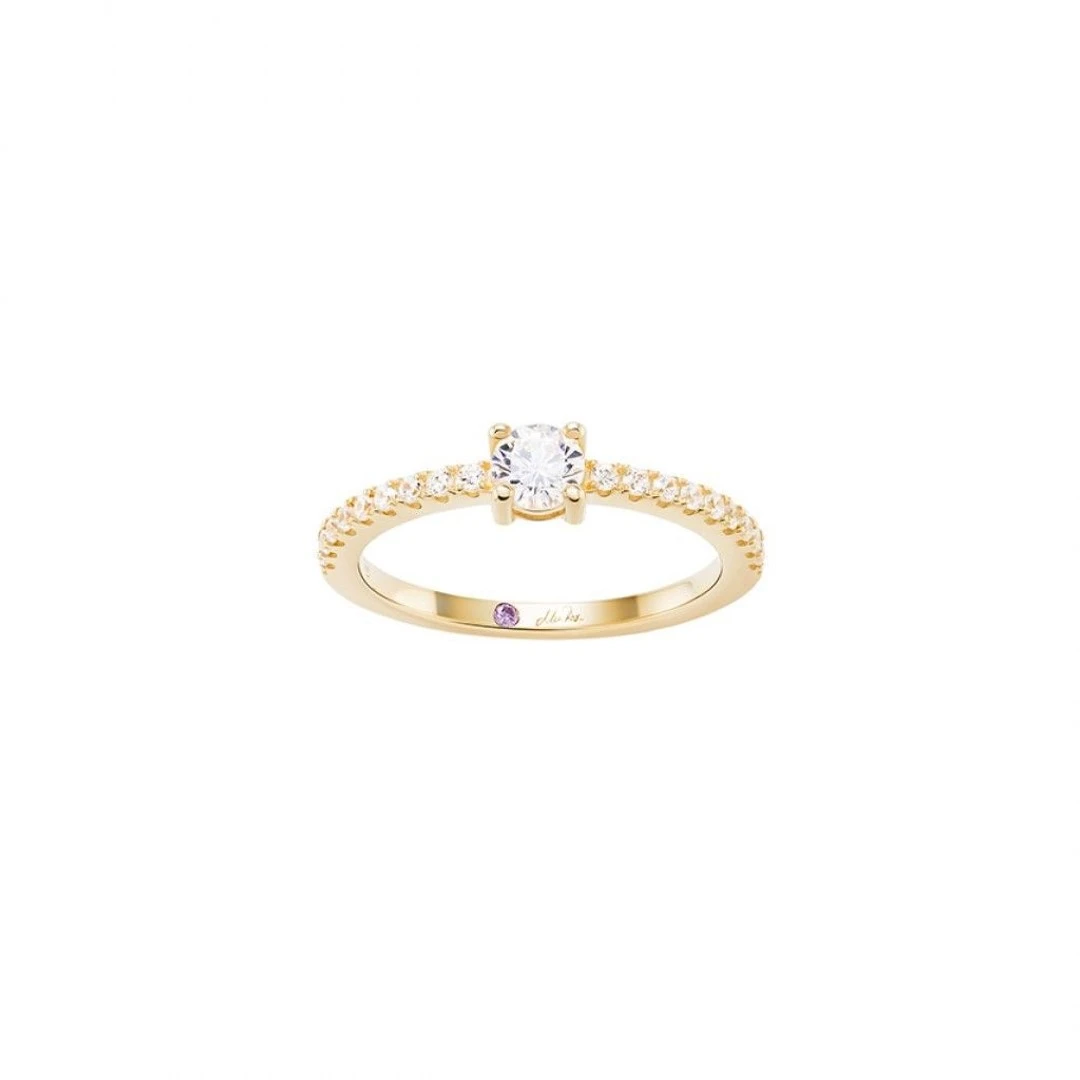 Anel UNIKE Mia Rose Solitaire Gold UK.AN.1204.0374