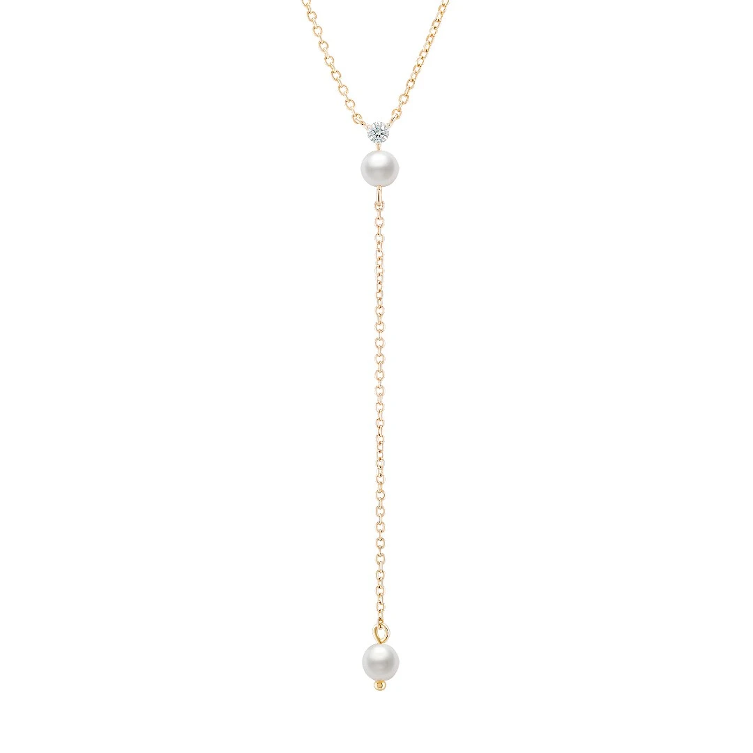 Colar UNIKE Pearls Y Gold UK.CL.1204.0254