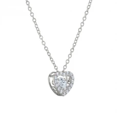 Colar UNIKE Valentines Day Solitaire Heart UK.CL.1204.0324