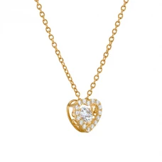 Colar UNIKE Valentines Day Solitaire Heart UK.CL.1204.0325