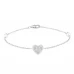 Pulseira UNIKE Classy & Chic Heart Pearls UK.PU.1204.0036