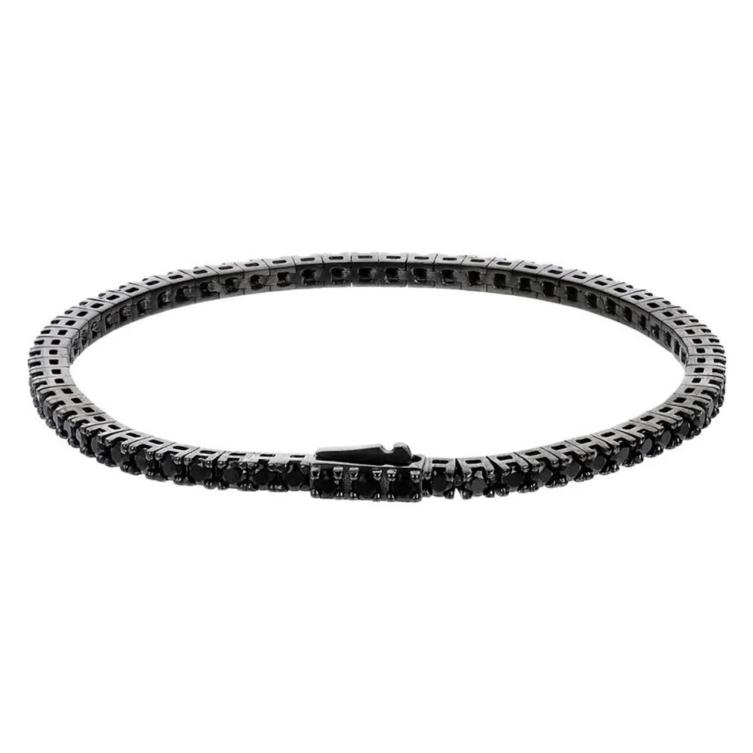 Pulseira ALBERT M. WSOX00568.RT.BLK.21